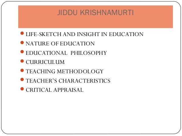 Jiddu Krishnamurti Pdf S